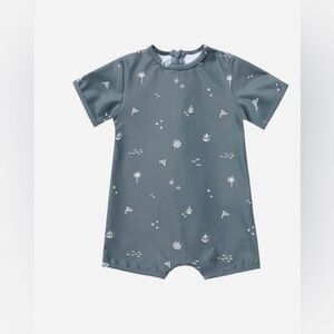 Little Angels Baby Rash Guard Swimsuit 6-9M UPF 50 Nautical One Piece